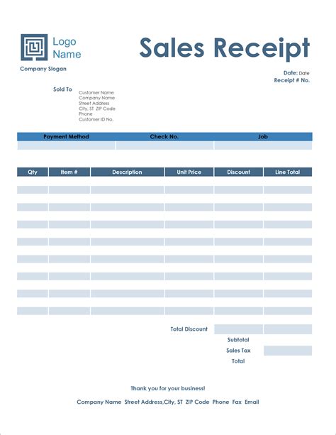 Free Receipt Generator .